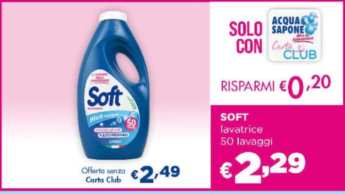 SOFT lavatrice 50 lavaggi