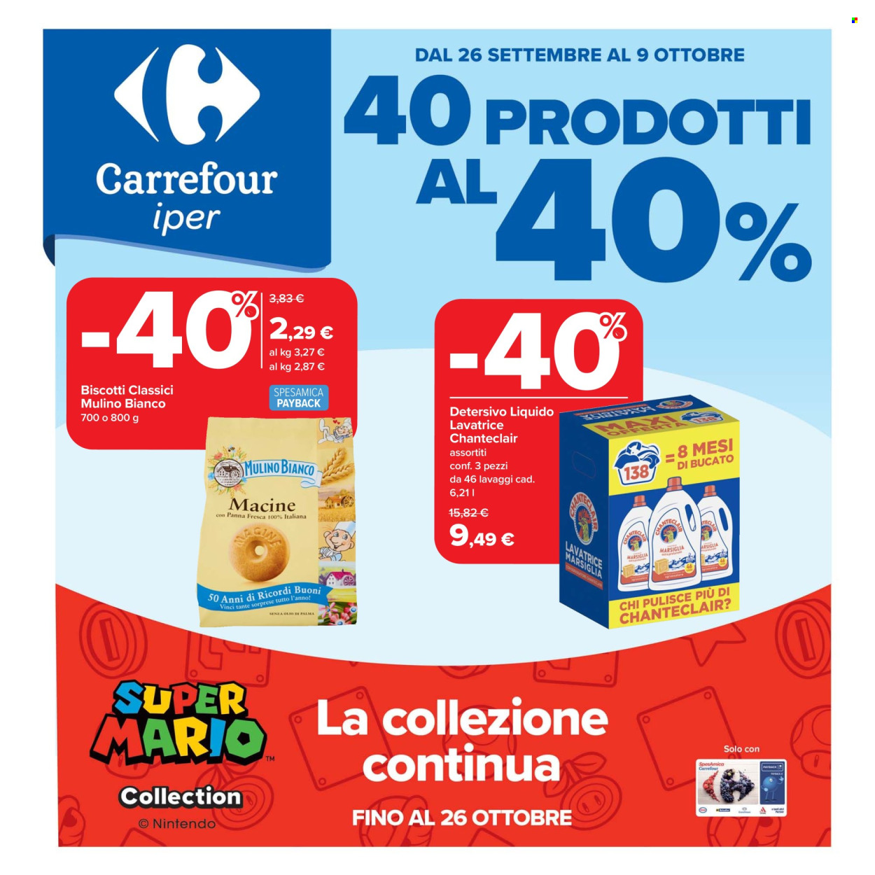 Volantino Carrefour - 26/9/2025 - 9/10/2025. Pagina 1