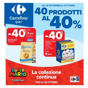 Volantino Carrefour - 26/9/2025 - 9/10/2025.