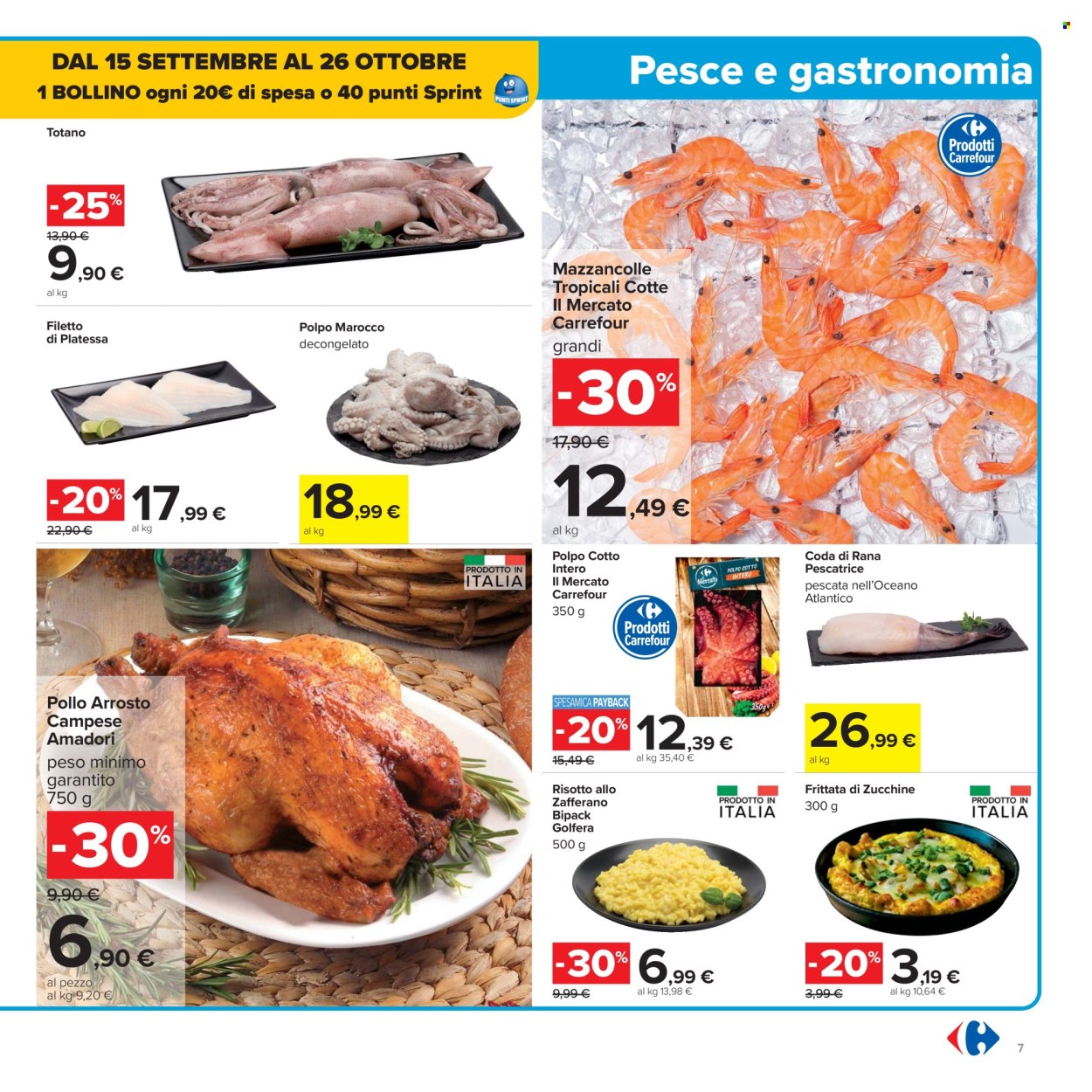 Volantino Carrefour - 26/9/2025 - 9/10/2025. Pagina 7