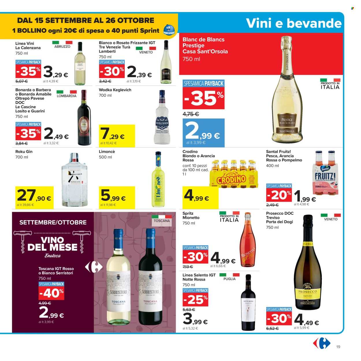 Volantino Carrefour - 26/9/2025 - 9/10/2025. Pagina 19