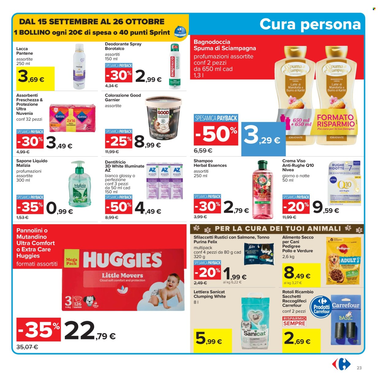 Volantino Carrefour - 26/9/2025 - 9/10/2025. Pagina 23