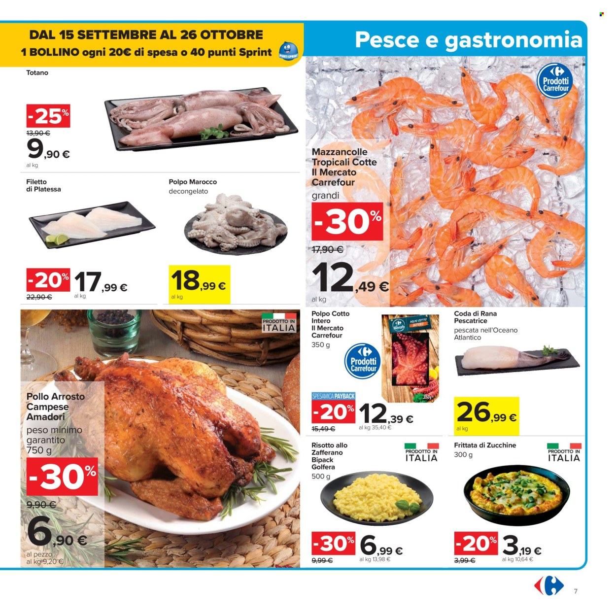 Volantino Carrefour - 26/9/2025 - 9/10/2025. Pagina 7