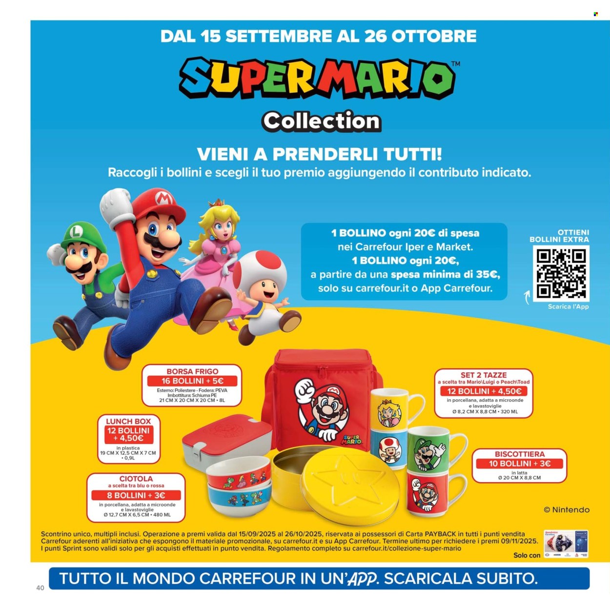 Volantino Carrefour - 26/9/2025 - 9/10/2025. Pagina 40