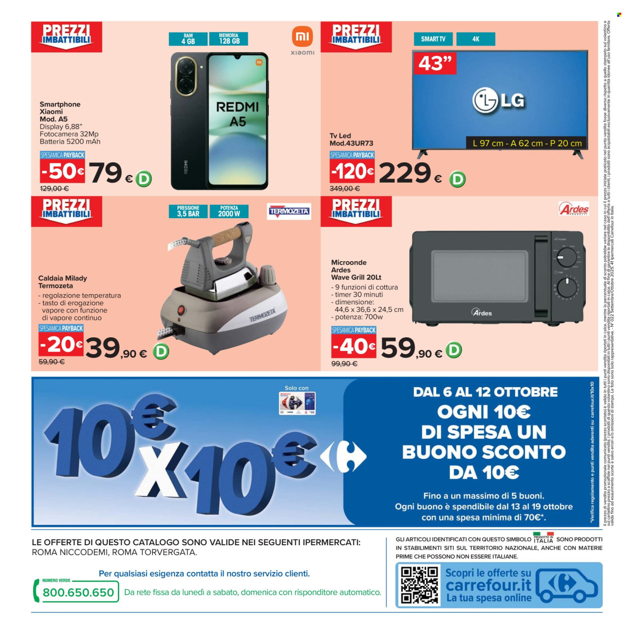 Volantino Carrefour - 26/9/2025 - 9/10/2025. Pagina 44