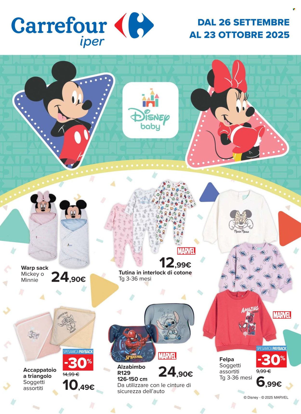 Volantino Carrefour - 26/9/2025 - 23/10/2025. Pagina 1