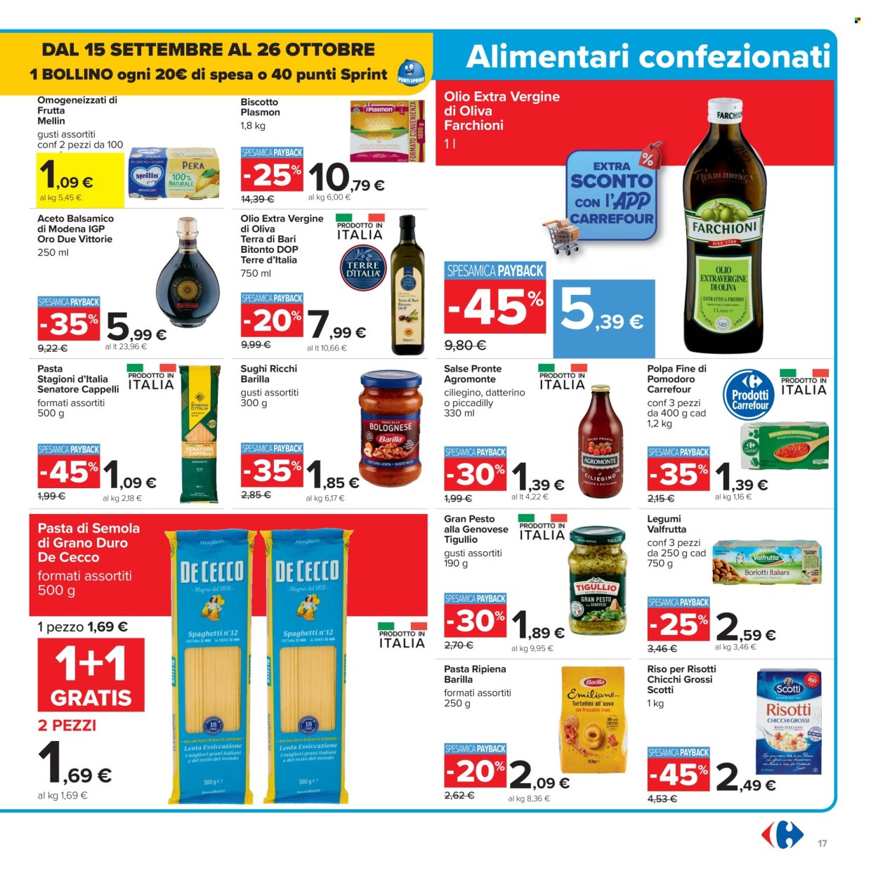 Volantino Carrefour - 26/9/2025 - 9/10/2025. Pagina 17
