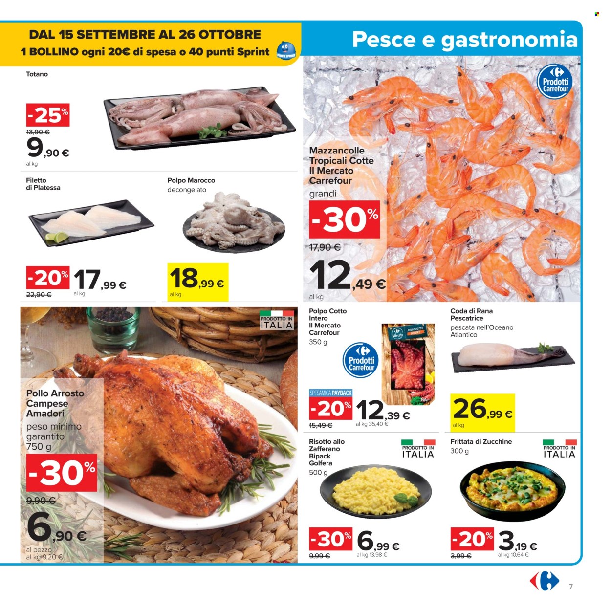Volantino Carrefour - 26/9/2025 - 9/10/2025. Pagina 7