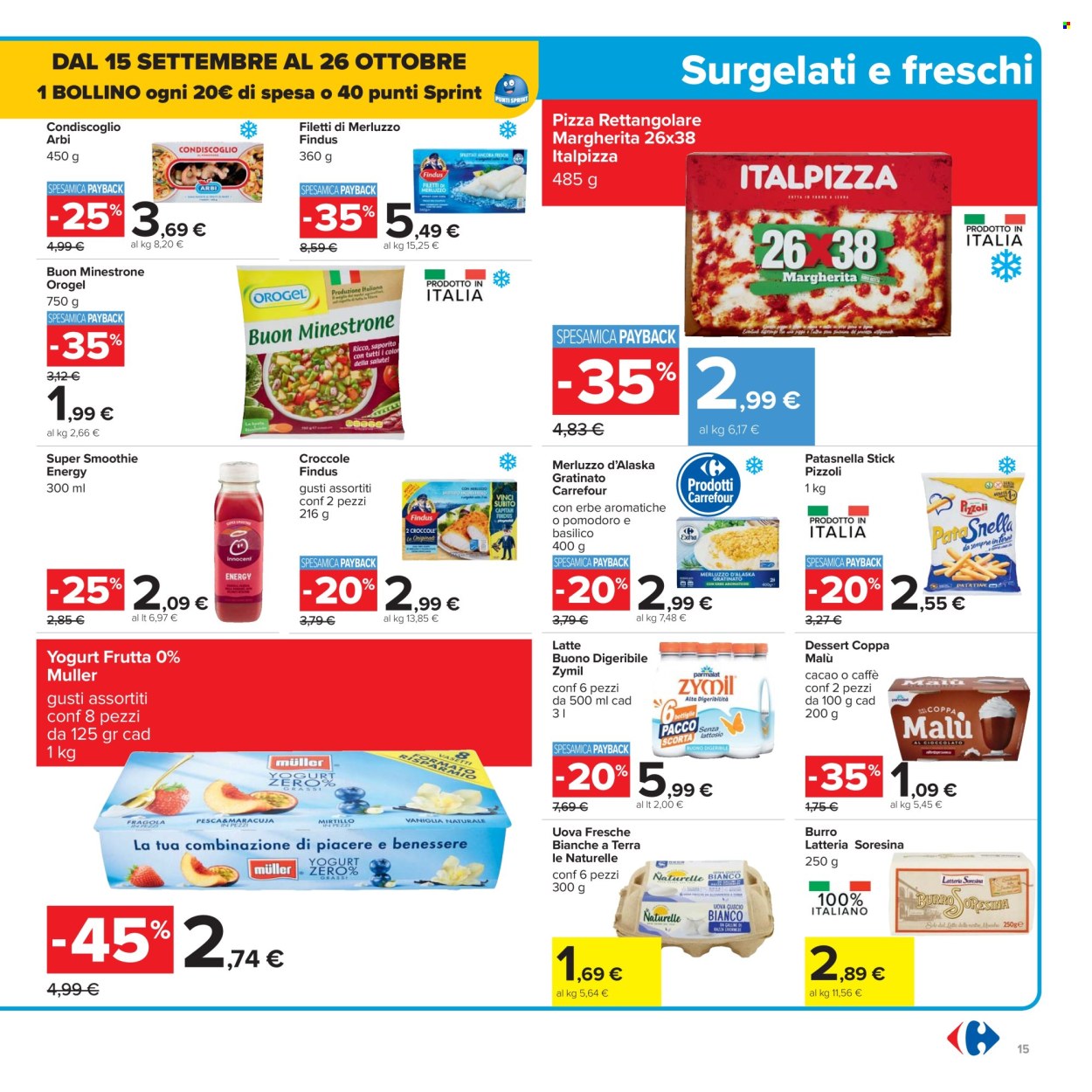 Volantino Carrefour - 26/9/2025 - 9/10/2025. Pagina 15