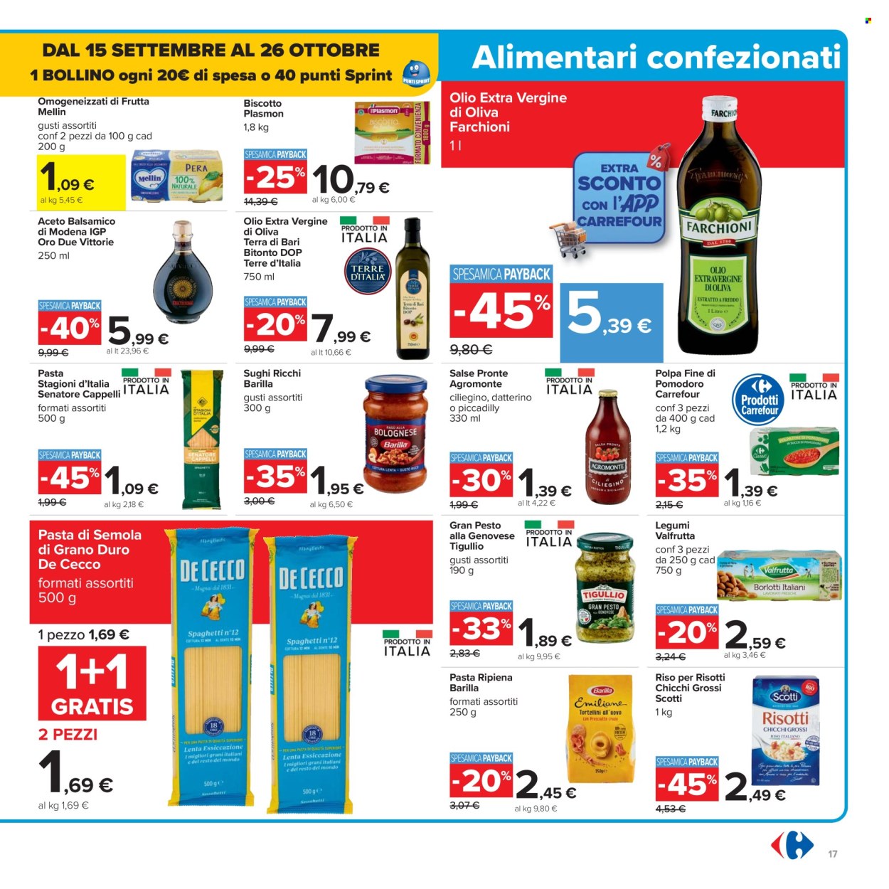 Volantino Carrefour - 26/9/2025 - 9/10/2025. Pagina 17