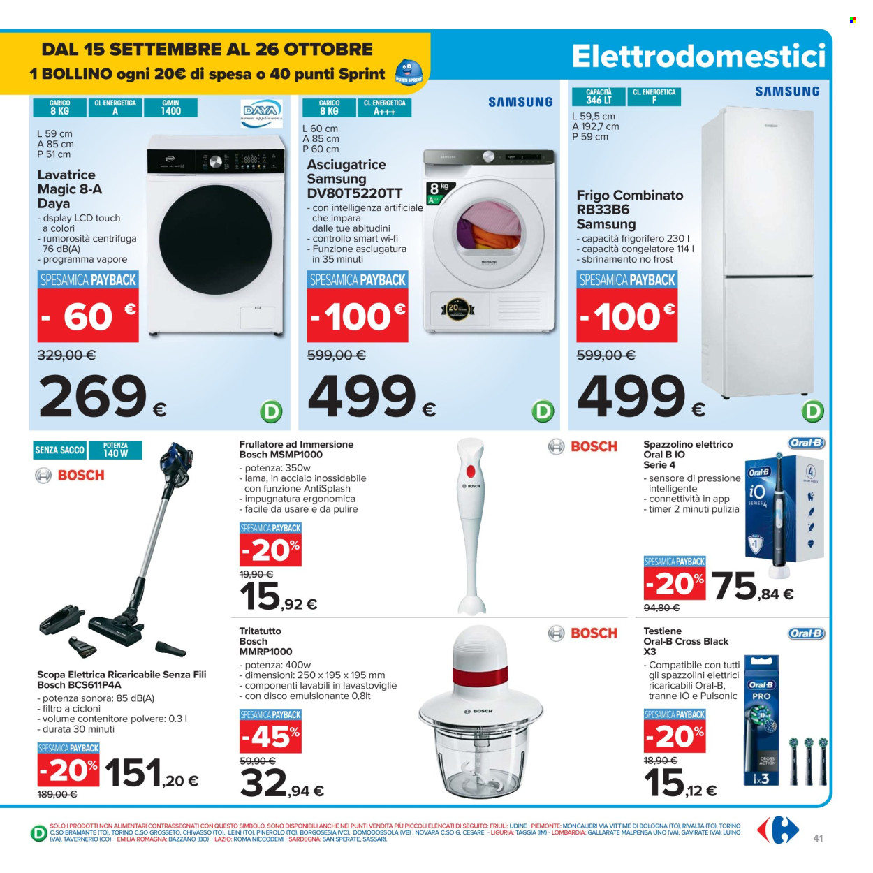Volantino Carrefour - 26/9/2025 - 9/10/2025. Pagina 41