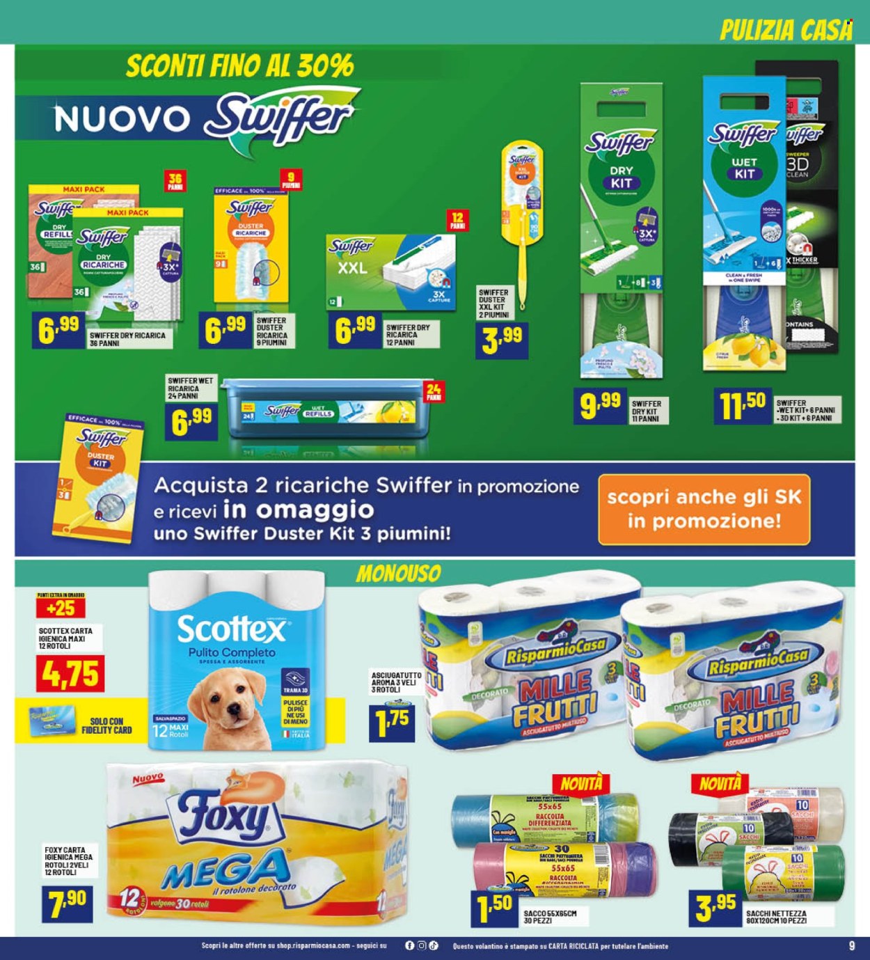 Volantino Risparmio Casa - 25/9/2025 - 12/10/2025. Pagina 9