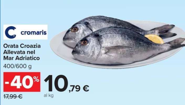 Orata Croazia Allevata nel Mar Adriatico