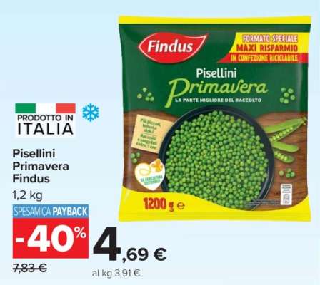 Pisellini Primavera Findus