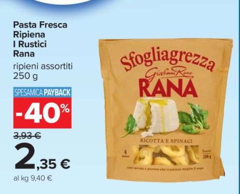 Pasta fresca ripiena I Rustici RANA