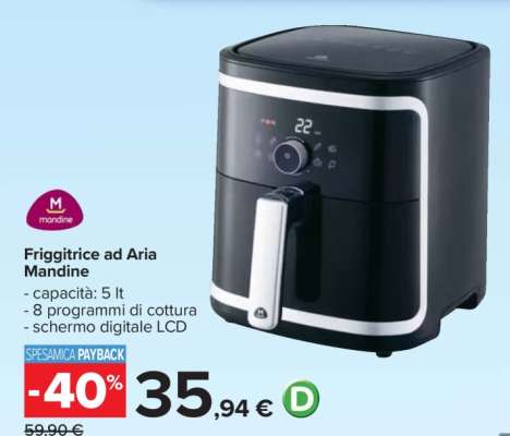 Friggitrice ad Aria Mandine