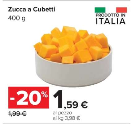 Zucca a cubetti