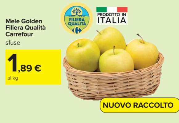 Mele Golden Filiera Qualità Carrefour