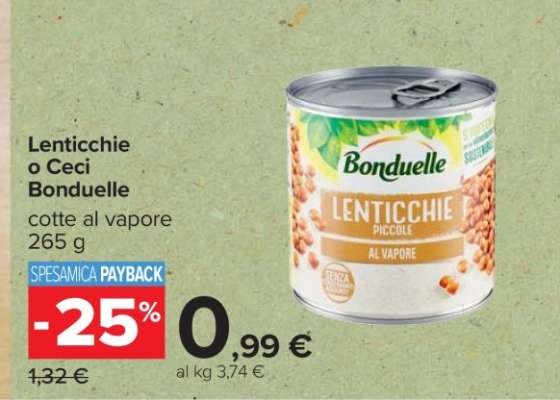 Lenticchie o Ceci Bonduelle
