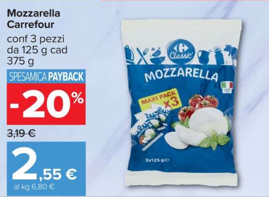 Mozzarella Carrefour