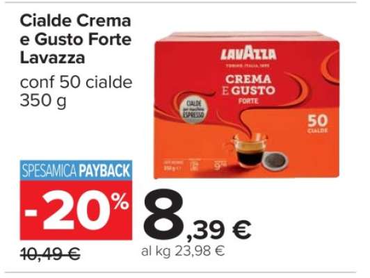 Cialde Crema e Gusto Forte Lavazza