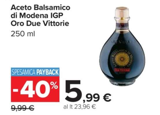 Aceto Balsamico di Modena IGP Oro Due Vittorie