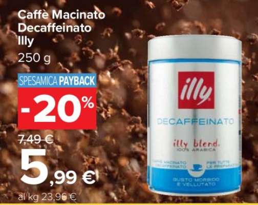 Caffè Macinato Decaffeinato Illy