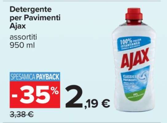 Detergente per pavimenti Ajax