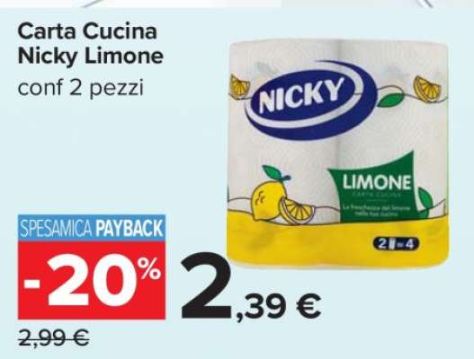 CARTA CUCINA NICKY limone