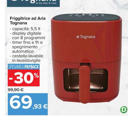 Friggitrice ad Aria Tognana