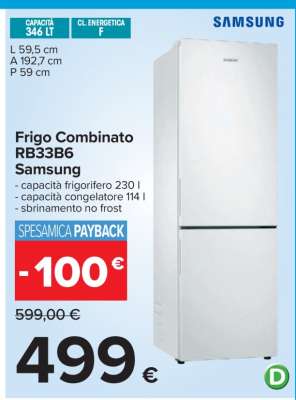 Frigo Combinato RB33B6 Samsung