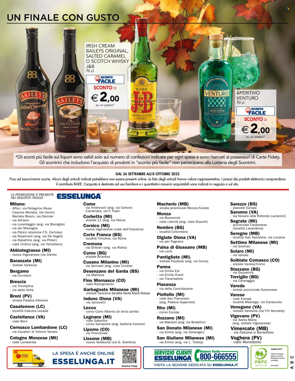 Volantino Esselunga - 26/9/2025 - 8/10/2025. Pagina 20