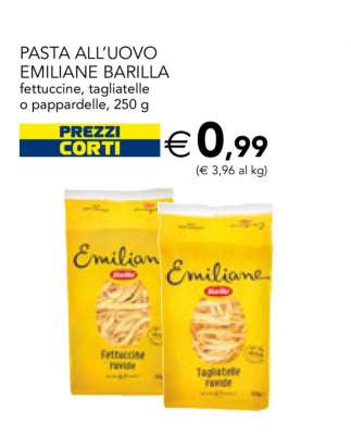 PASTA ALL'UOVO EMILIANE BARILLA