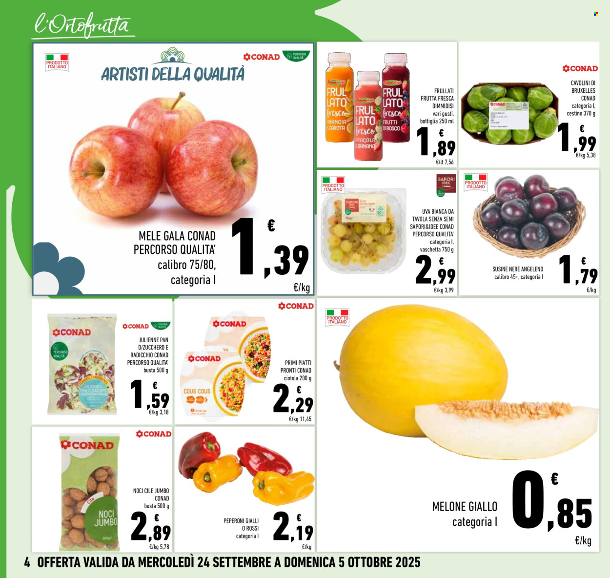 Volantino Conad - 24/9/2025 - 5/10/2025. Pagina 4