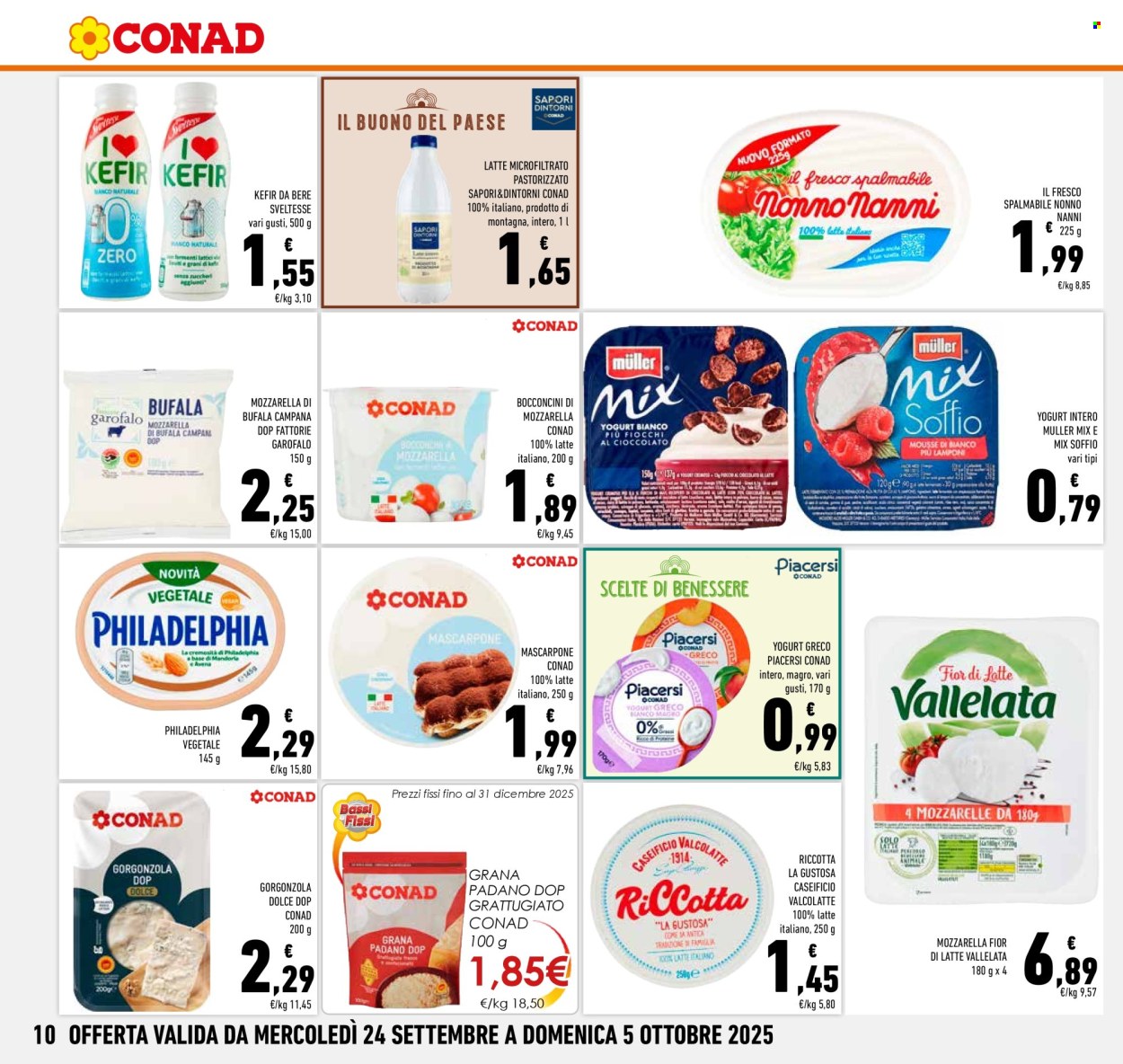 Volantino Conad - 24/9/2025 - 5/10/2025. Pagina 10