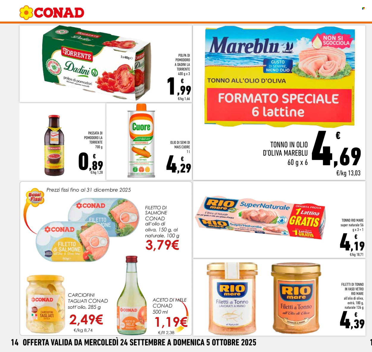 Volantino Conad - 24/9/2025 - 5/10/2025. Pagina 14
