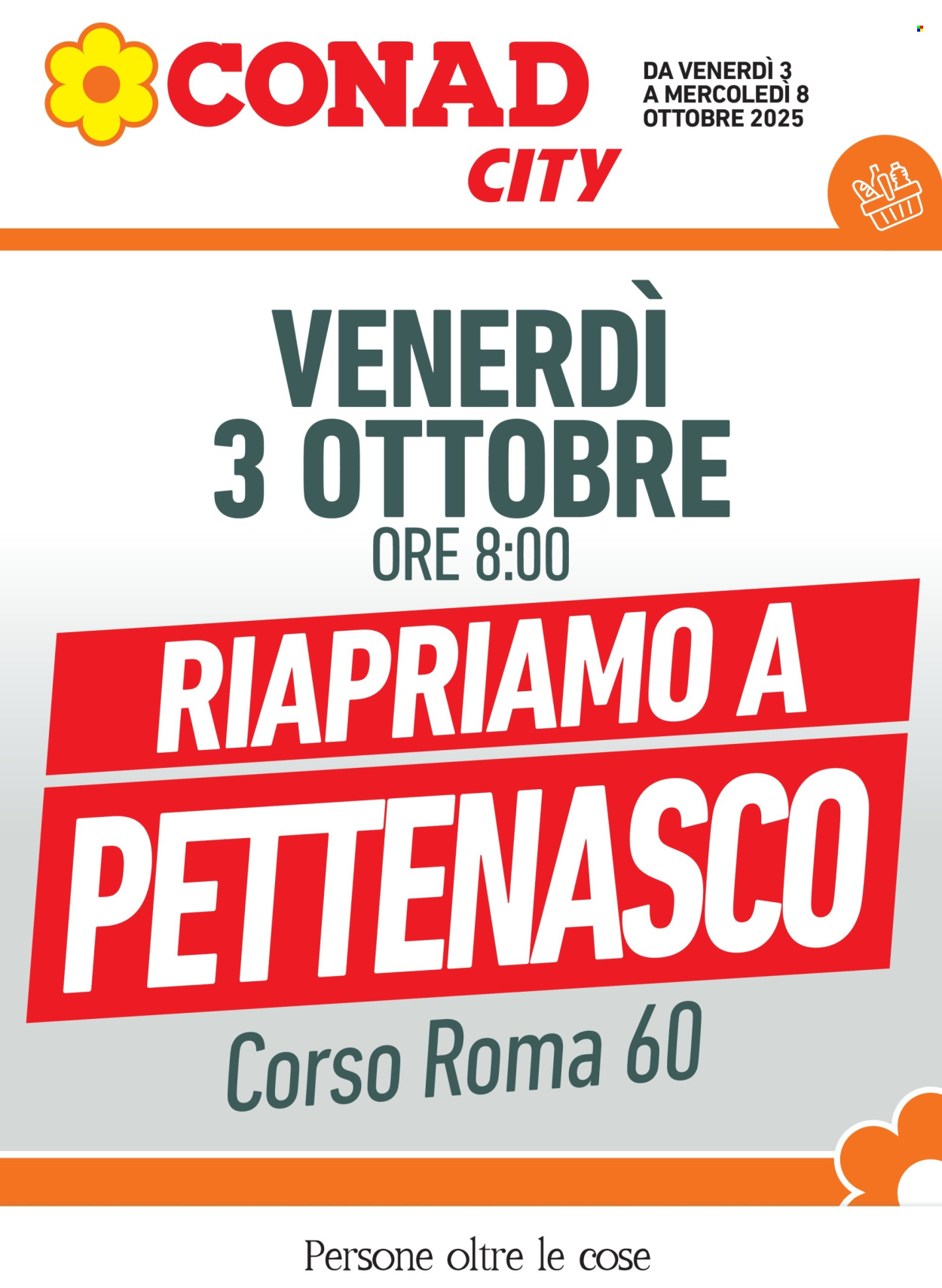 Volantino Conad City - 3/10/2025 - 8/10/2025. Pagina 1