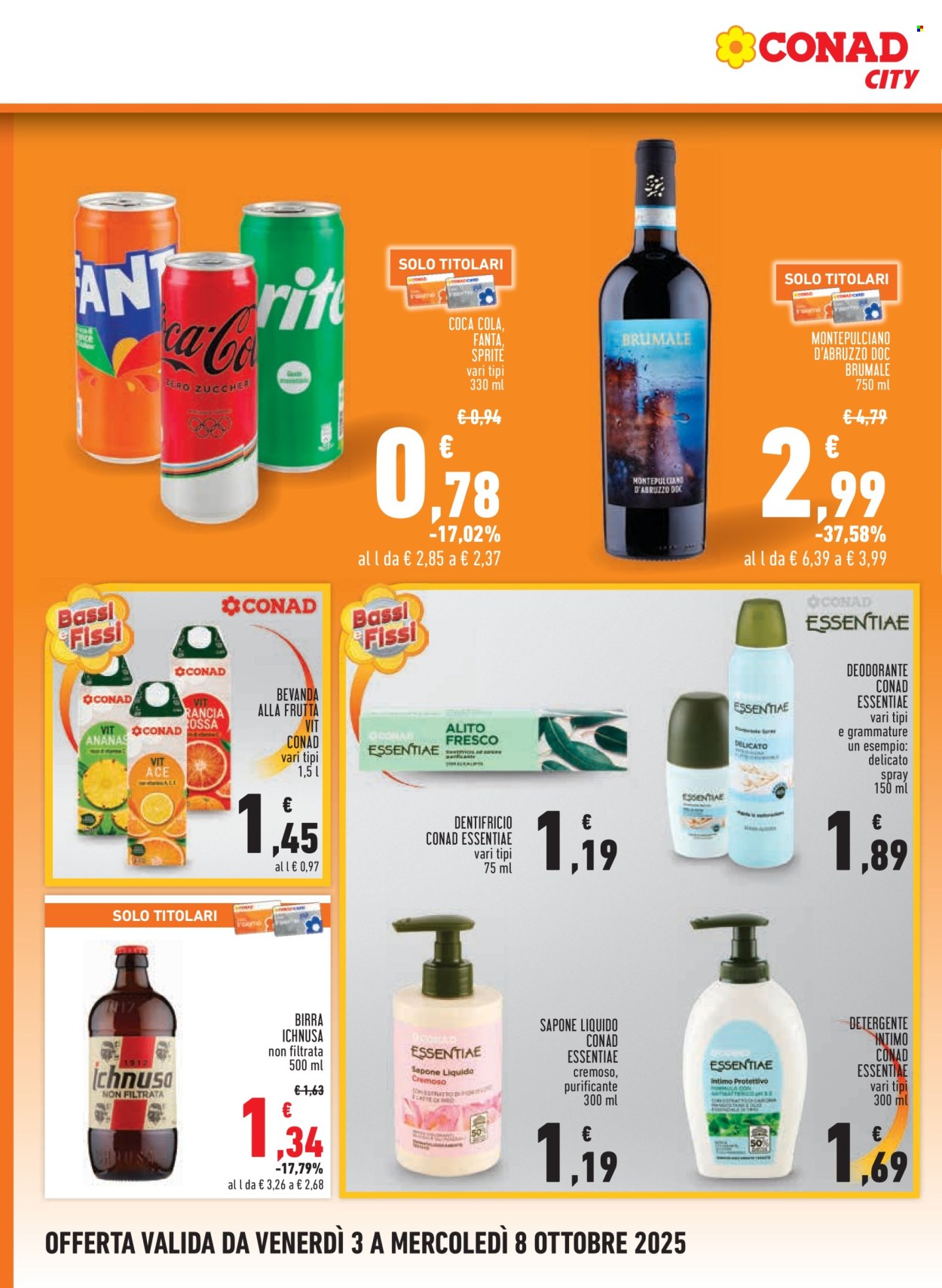 Volantino Conad City - 3/10/2025 - 8/10/2025. Pagina 12