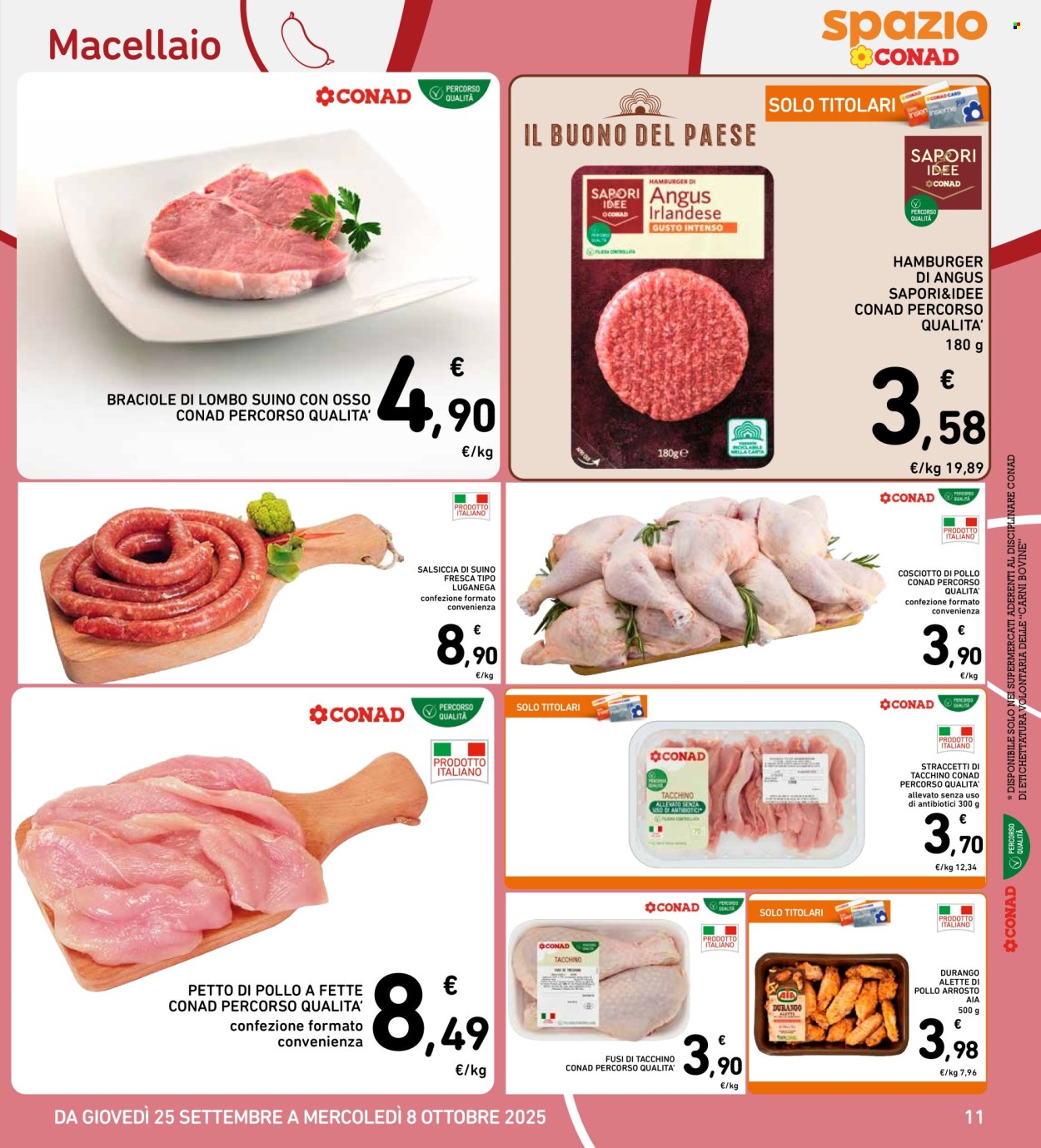 Volantino Spazio Conad - 25/9/2025 - 8/10/2025. Pagina 11
