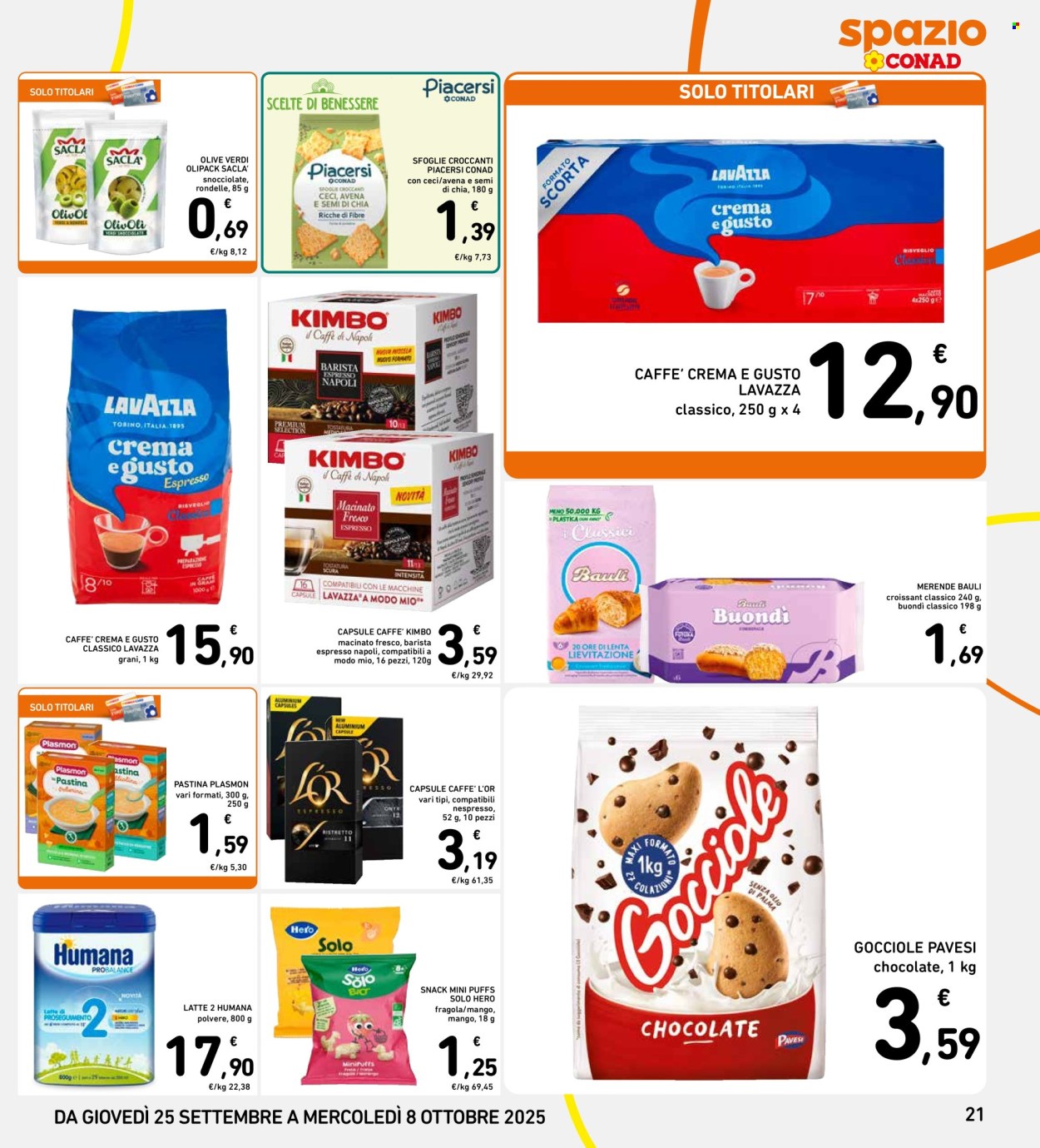 Volantino Spazio Conad - 25/9/2025 - 8/10/2025. Pagina 21