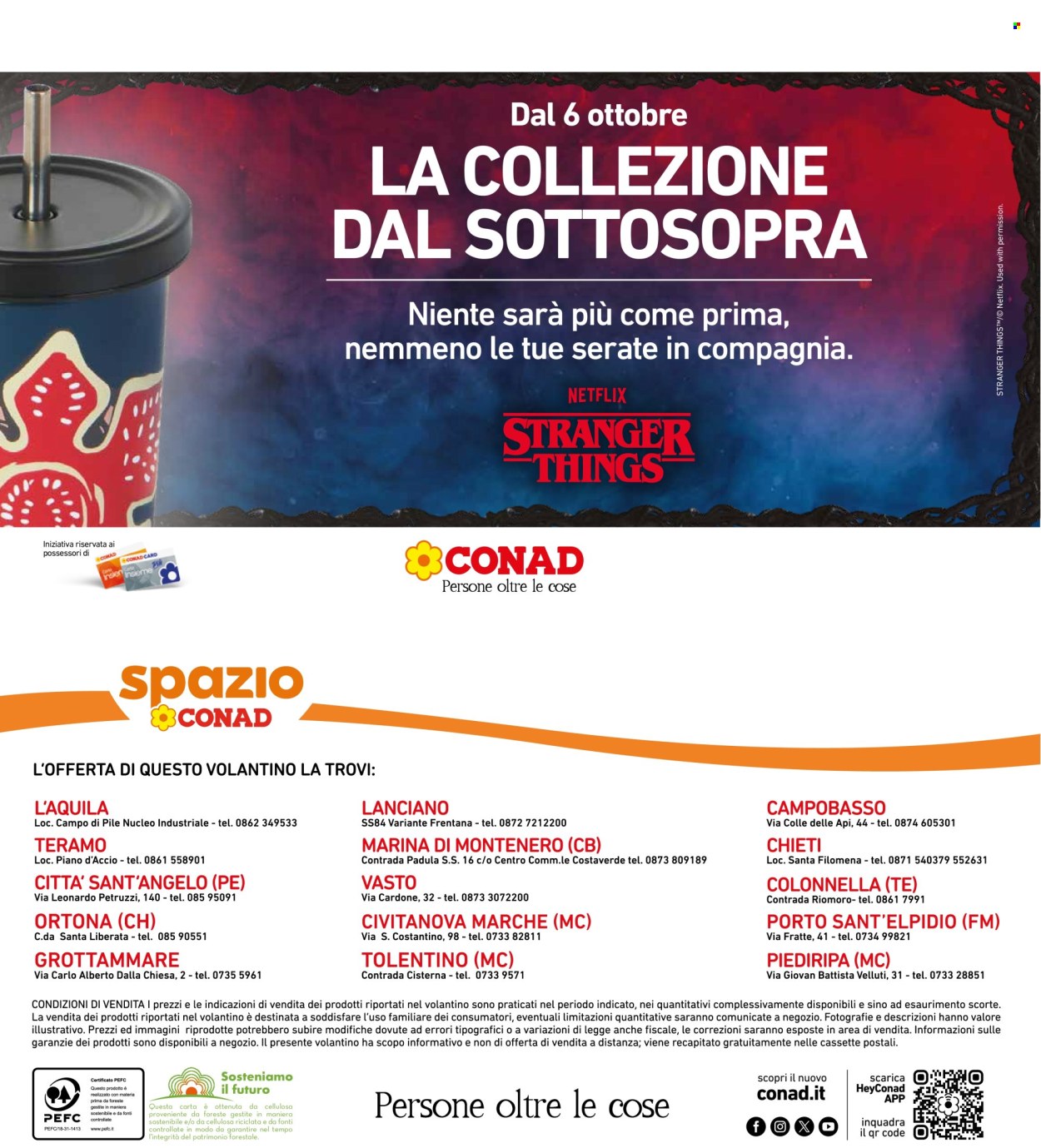Volantino Spazio Conad - 25/9/2025 - 8/10/2025. Pagina 40