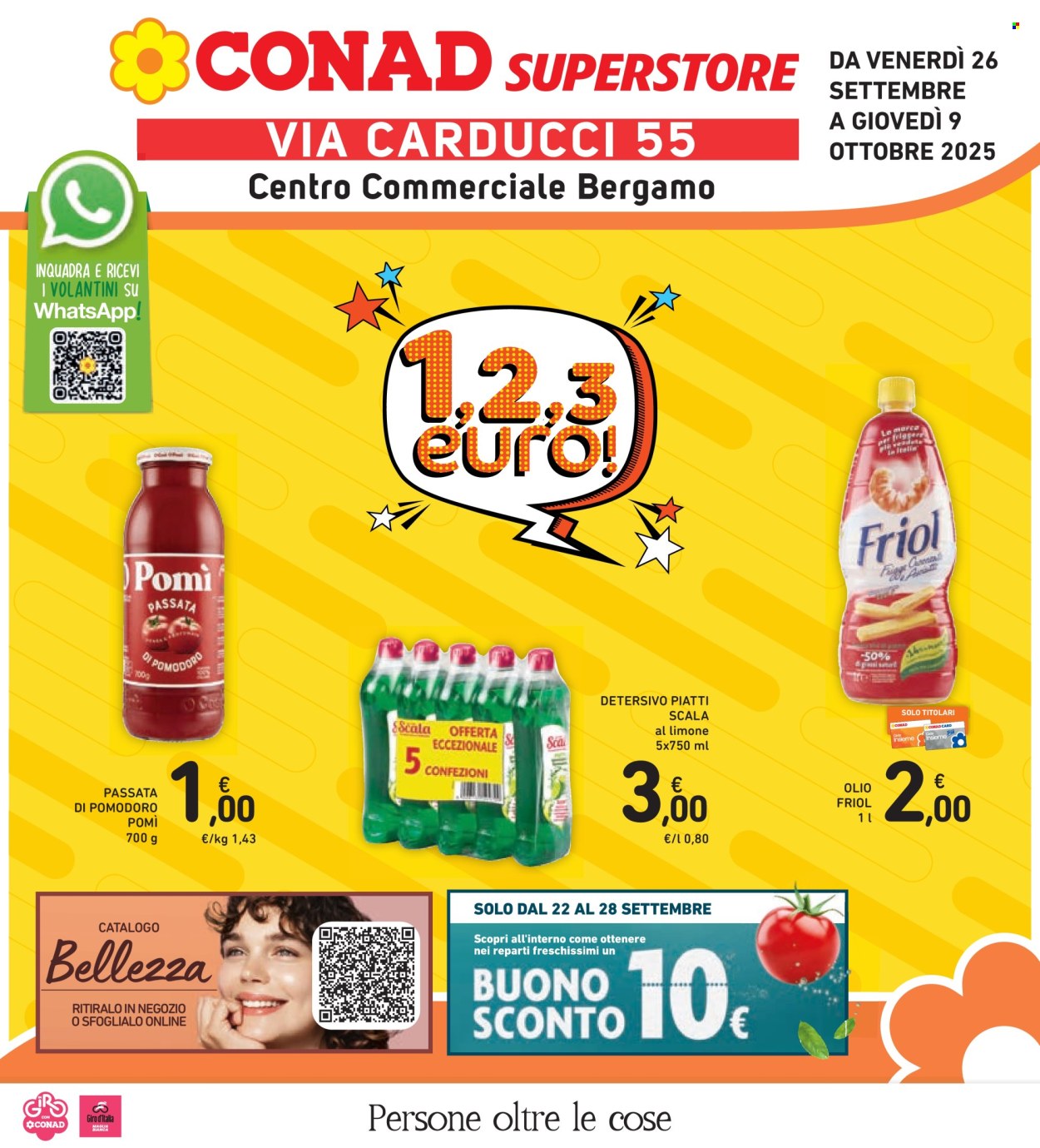 Volantino Conad Superstore - 26/9/2025 - 9/10/2025. Pagina 1