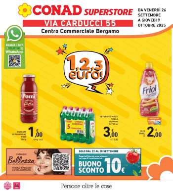 Volantino Conad Superstore - 26/9/2025 - 9/10/2025.