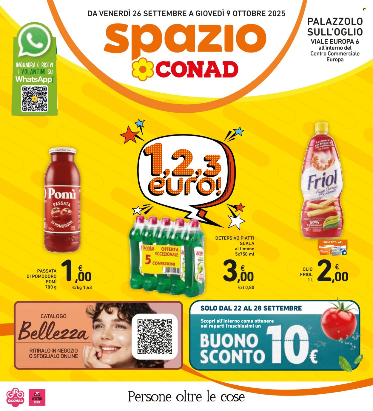 Volantino Spazio Conad - 26/9/2025 - 9/10/2025. Pagina 1