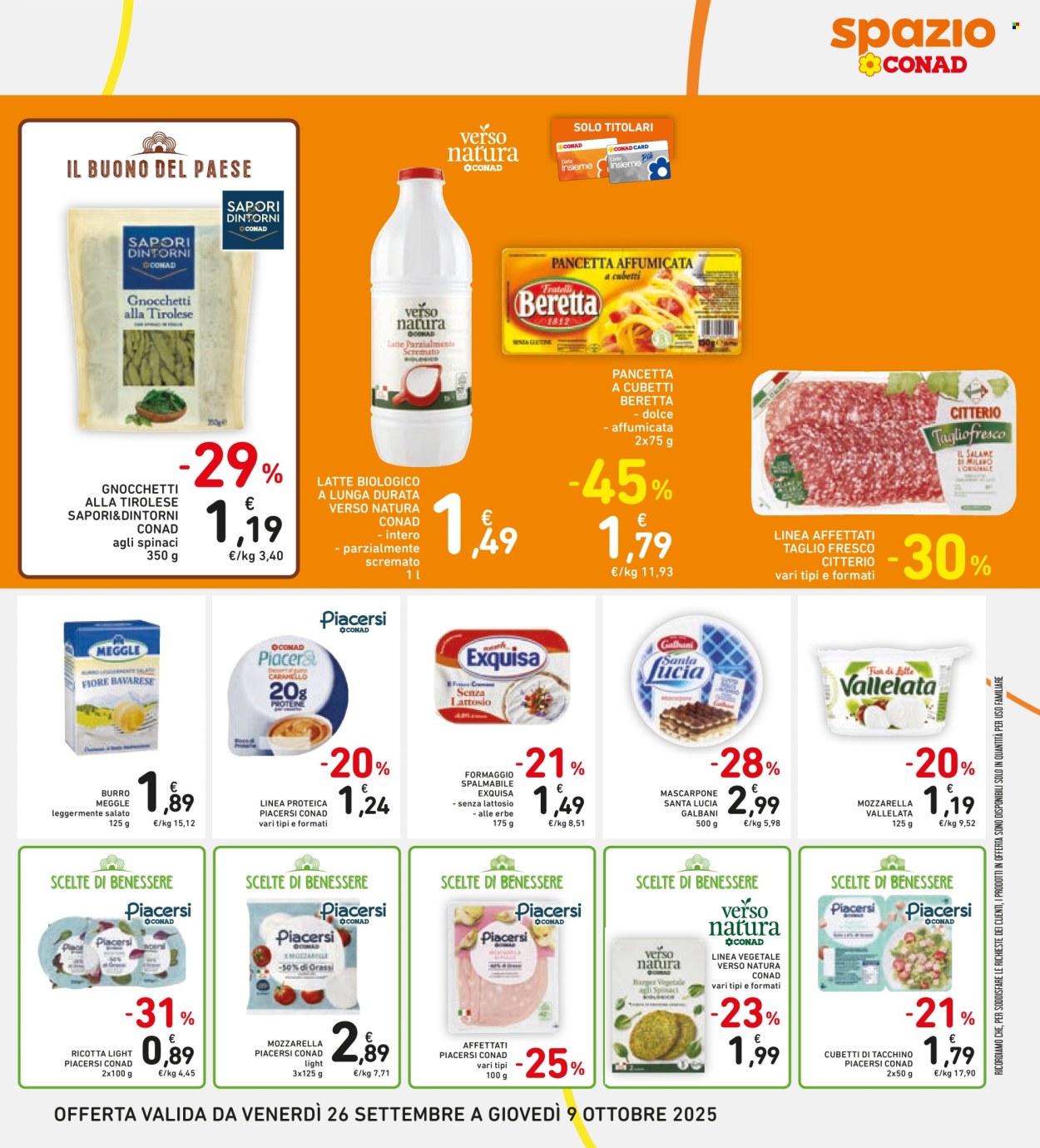 Volantino Spazio Conad - 26/9/2025 - 9/10/2025. Pagina 25