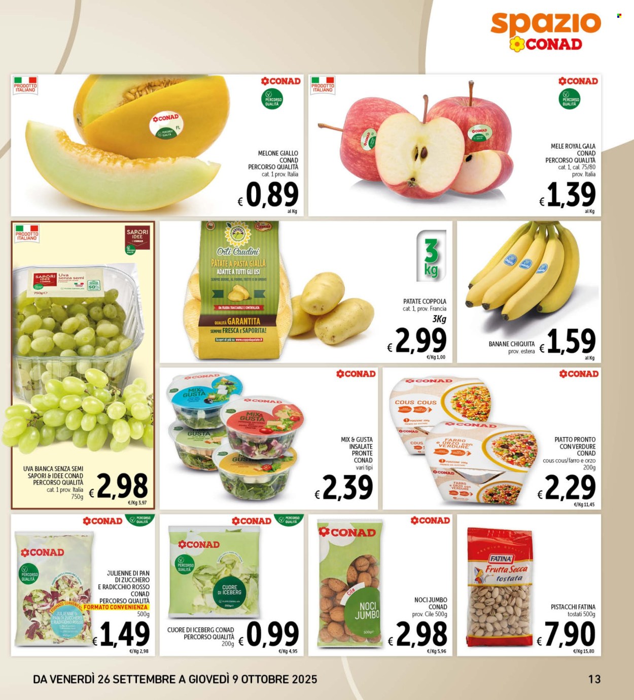Volantino Spazio Conad - 26/9/2025 - 9/10/2025. Pagina 13