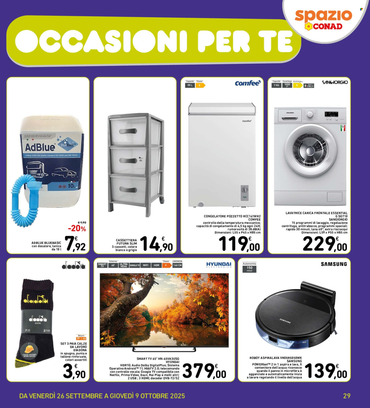 Volantino Spazio Conad - 26/9/2025 - 9/10/2025. Pagina 29