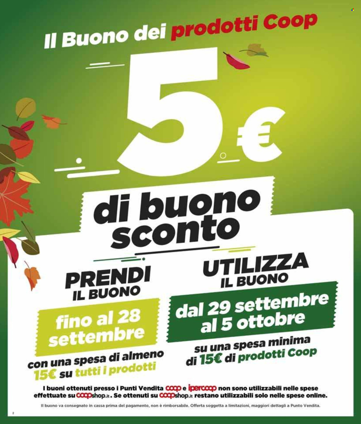 Volantino Coop - 25/9/2025 - 8/10/2025. Pagina 2