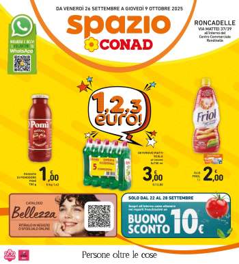 Volantino Spazio Conad - 26/9/2025 - 9/10/2025.