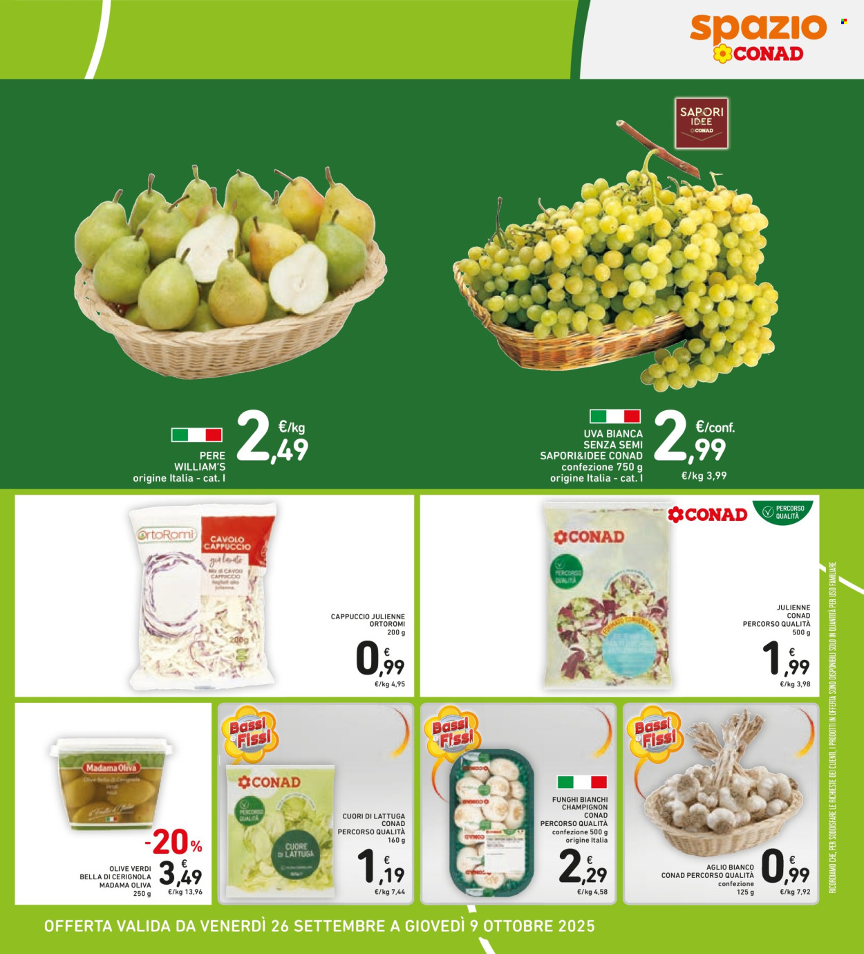 Volantino Spazio Conad - 26/9/2025 - 9/10/2025. Pagina 5
